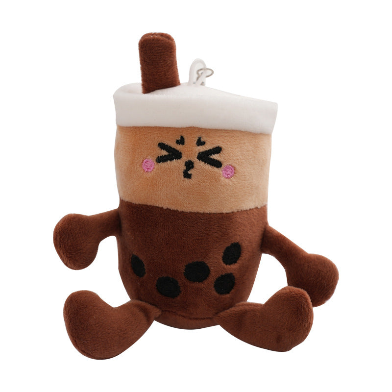 Wholesale Milk Tea Cup Stuffed Toy Key Chain